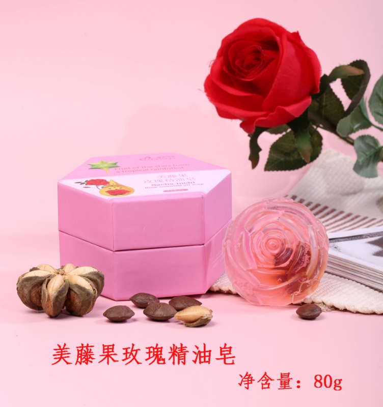 美藤果玫瑰精油皂